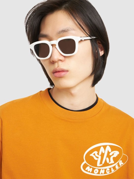 LuisaViaRoma MonclerGradd Squared Acetate Sunglasses