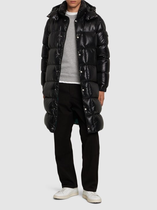 LuisaViaRoma MonclerHanoverian Long Nylon Down Jacket