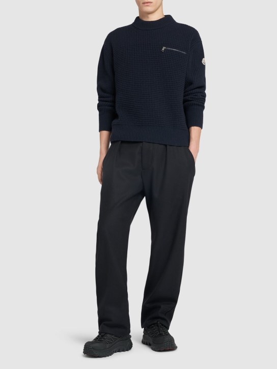 LuisaViaRoma MonclerMaglia In Lana Vergine E Cashmere