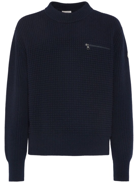 LuisaViaRoma MonclerMaglia in lana vergine e cashmere