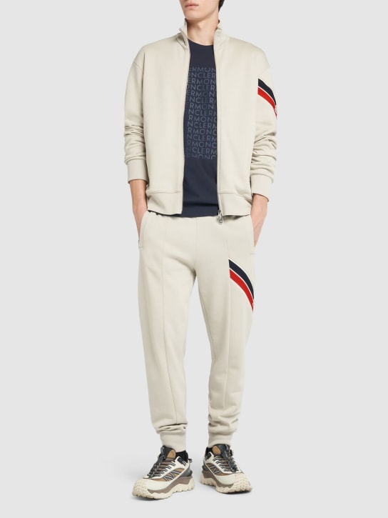 LuisaViaRoma MonclerPantaloni In Felpa Di Cotone / Dettaglio Tricolore