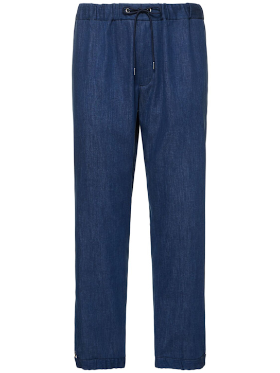 LuisaViaRoma MonclerPantaloni jogging in denim di misto cotone