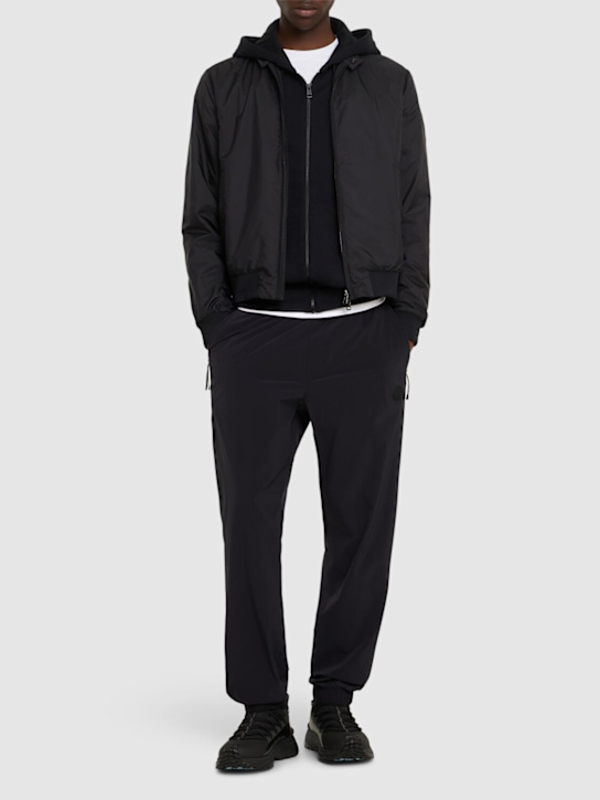 LuisaViaRoma MonclerPantaloni Jogging In Nylon Con Patch Logo