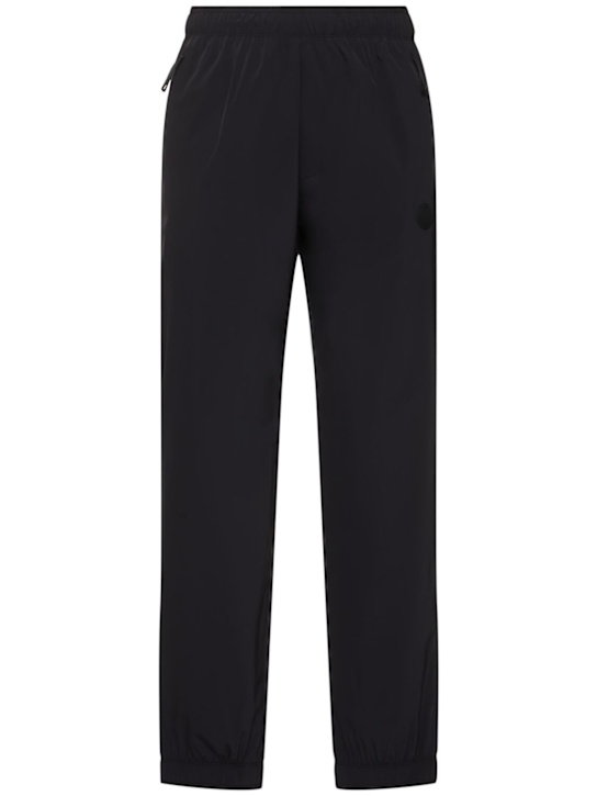 LuisaViaRoma MonclerPantaloni jogging in nylon con patch logo