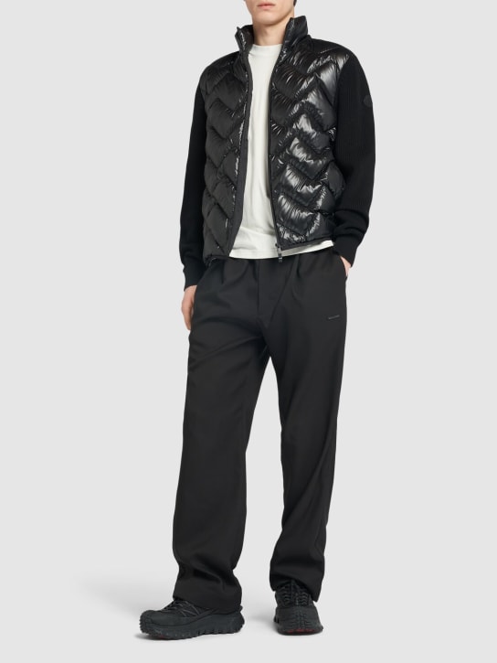 LuisaViaRoma MonclerPiumino Cardigan In Maglia Di Cotone