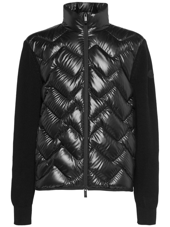LuisaViaRoma MonclerPiumino cardigan in maglia di cotone