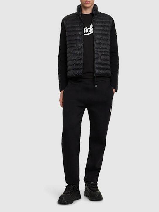 LuisaViaRoma MonclerPiumino Cardigan In Nylon E Cotone CNY