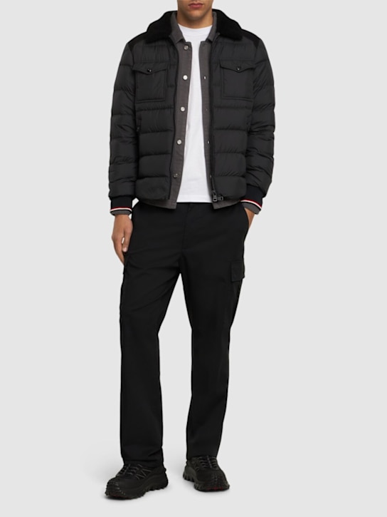 LuisaViaRoma MonclerPiumino Jafferau In Shearling E Camoscio