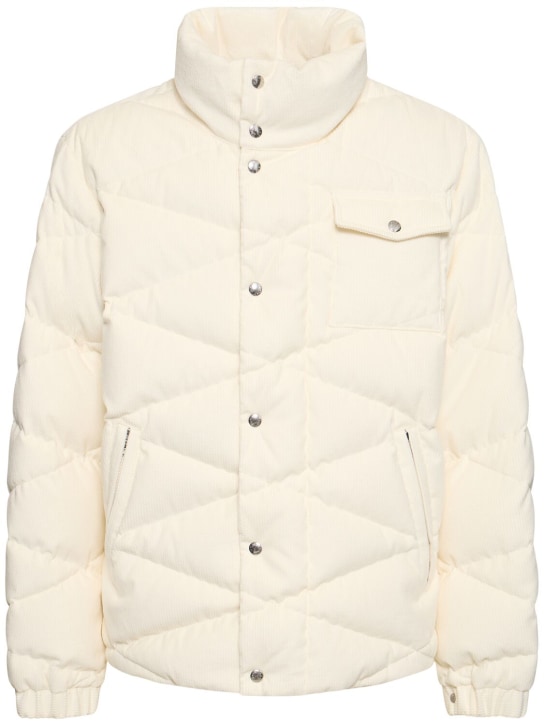 LuisaViaRoma MonclerPiumino Kaver in cotone a costine