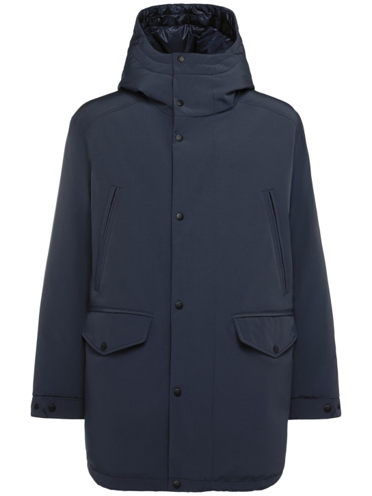 LuisaViaRoma MonclerPiumino lungo in techno e cotone
