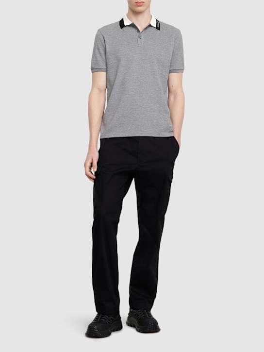 LuisaViaRoma MonclerPolo In Cotone Con Logo Ricamato