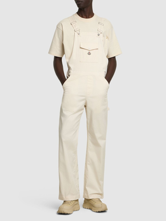 LuisaViaRoma MonclerSalopette In Gabardina Di Misto Cotone