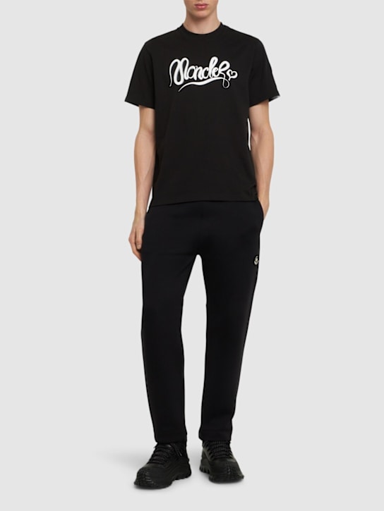 LuisaViaRoma MonclerT-shirt CNY In Jersey Di Cotone Pesante