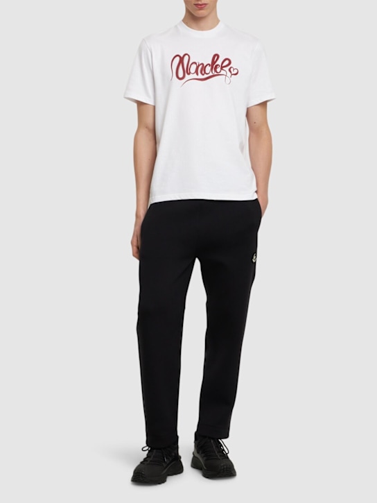 LuisaViaRoma MonclerT-shirt CNY In Jersey Di Cotone Pesante