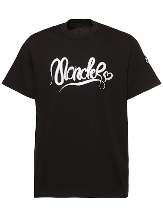 LuisaViaRoma MonclerT-shirt CNY in jersey di cotone pesante