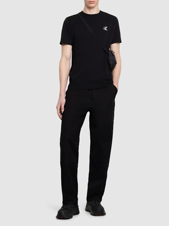 LuisaViaRoma MonclerT-shirt In Cotone Con Logo Effetto Scolorito