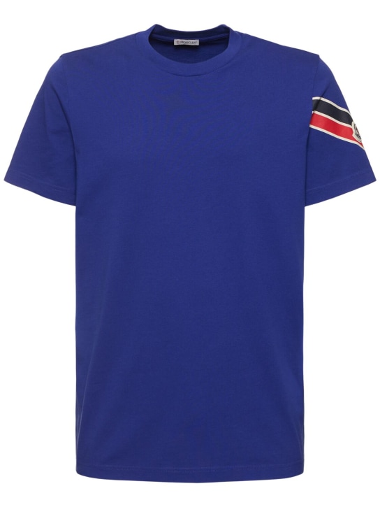 LuisaViaRoma MonclerT-shirt in cotone con stampa tricolore