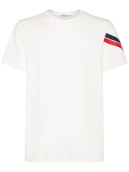 LuisaViaRoma MonclerT-shirt in cotone con stampa tricolore