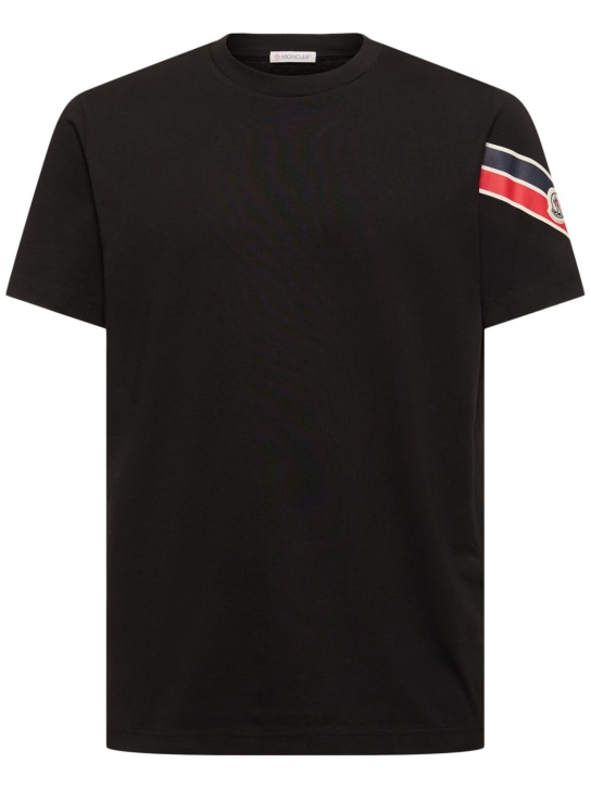 LuisaViaRoma MonclerT-shirt in cotone con stampa tricolore