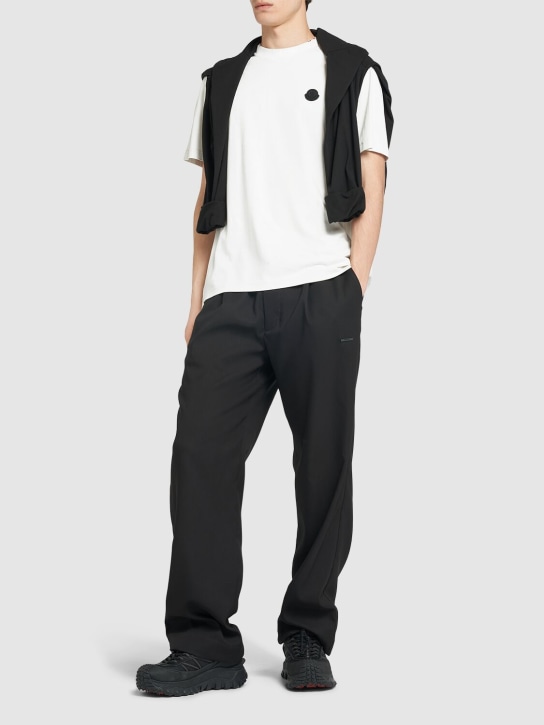 LuisaViaRoma MonclerT-shirt In Cotone Leggero Con Patch Logo
