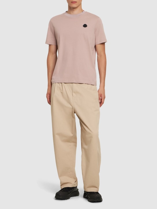 LuisaViaRoma MonclerT-shirt In Cotone Leggero Con Patch Logo
