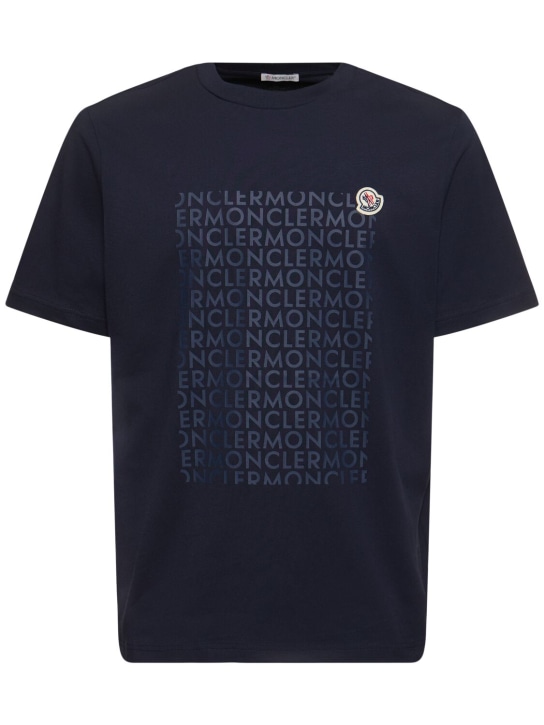 LuisaViaRoma MonclerT-shirt in jersey di cotone con logo