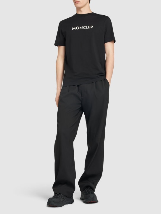 LuisaViaRoma MonclerT-shirt In Jersey Di Cotone Con Logo