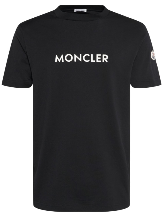 LuisaViaRoma MonclerT-shirt in jersey di cotone con logo