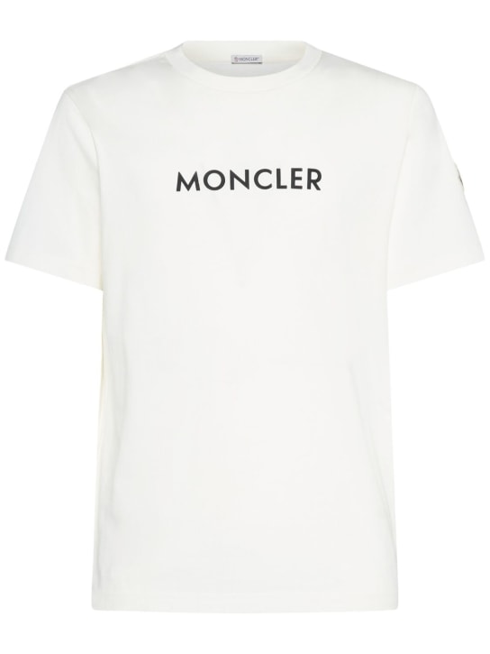 LuisaViaRoma MonclerT-shirt in jersey di cotone con logo