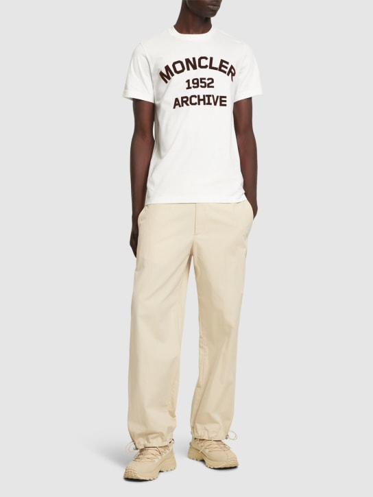 LuisaViaRoma MonclerT-shirt In Jersey Di Cotone Con Logo