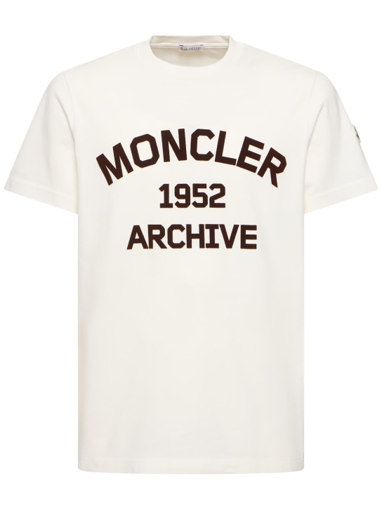 LuisaViaRoma MonclerT-shirt in jersey di cotone con logo