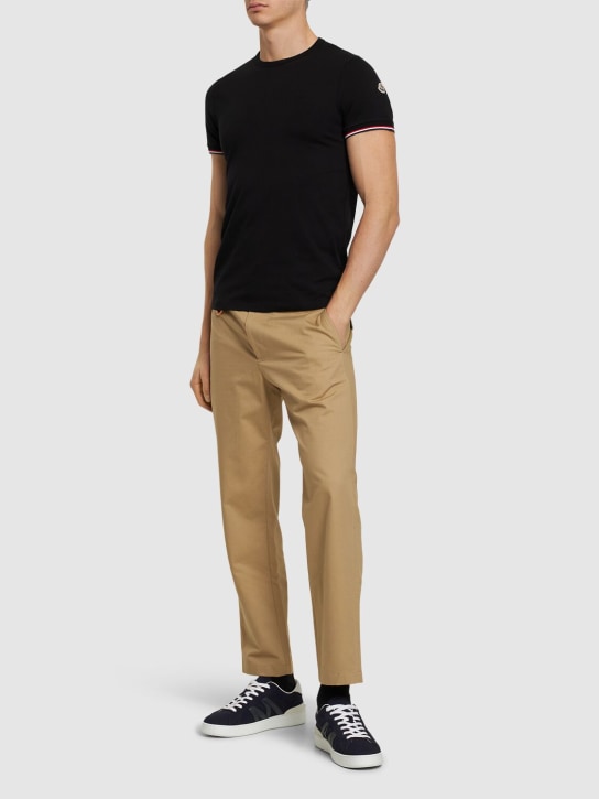 LuisaViaRoma MonclerT-shirt In Jersey Di Cotone Stretch