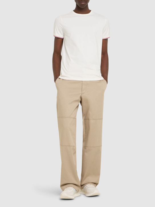 LuisaViaRoma MonclerT-shirt In Jersey Di Cotone Stretch