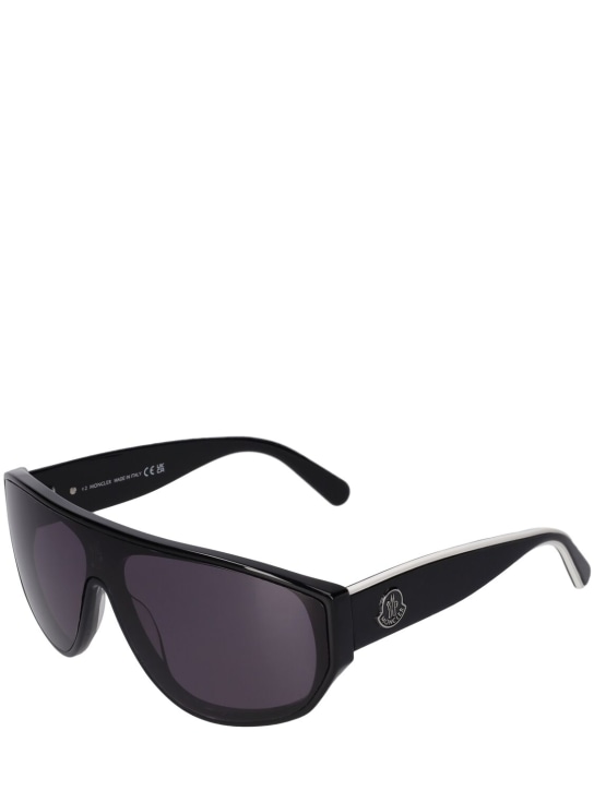 LuisaViaRoma MonclerTronn Shield Acetate Mask Sunglasses