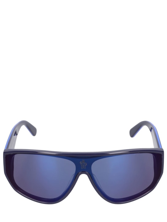 LuisaViaRoma MonclerTronn Shield acetate mask sunglasses