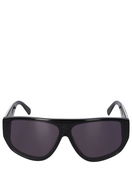 LuisaViaRoma MonclerTronn Shield acetate mask sunglasses