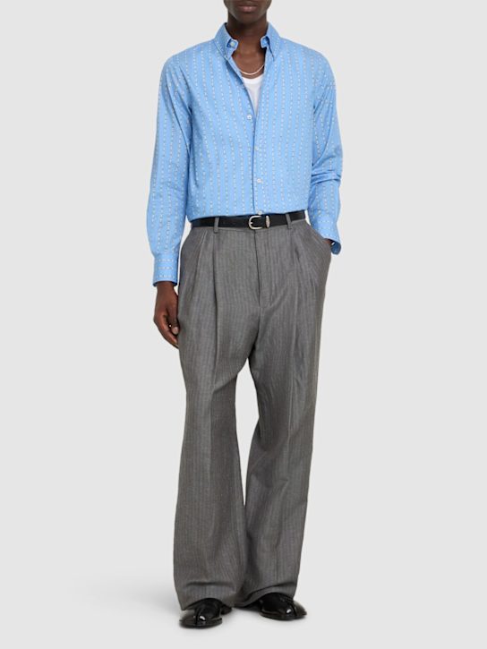 LuisaViaRoma MSGMCamicia A Maniche Lunghe In Cotone