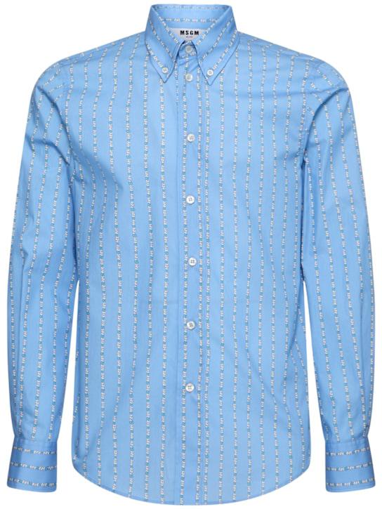 LuisaViaRoma MSGMCamicia a maniche lunghe in cotone