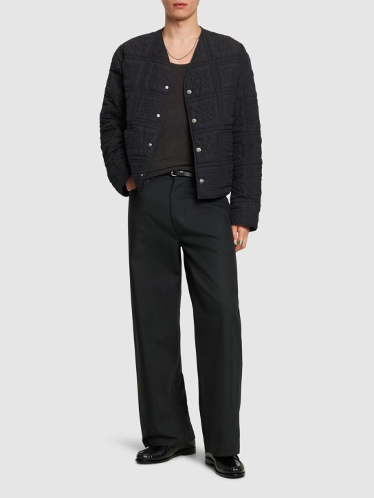 LuisaViaRoma NanushkaJeans Larghi In Twill Di Cotone Organico