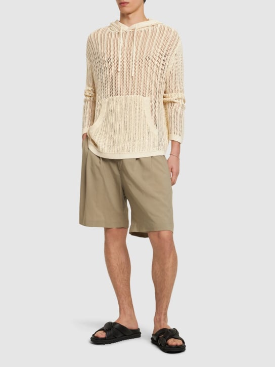 LuisaViaRoma NanushkaMaglia In Misto Cotone Organico / Cappuccio