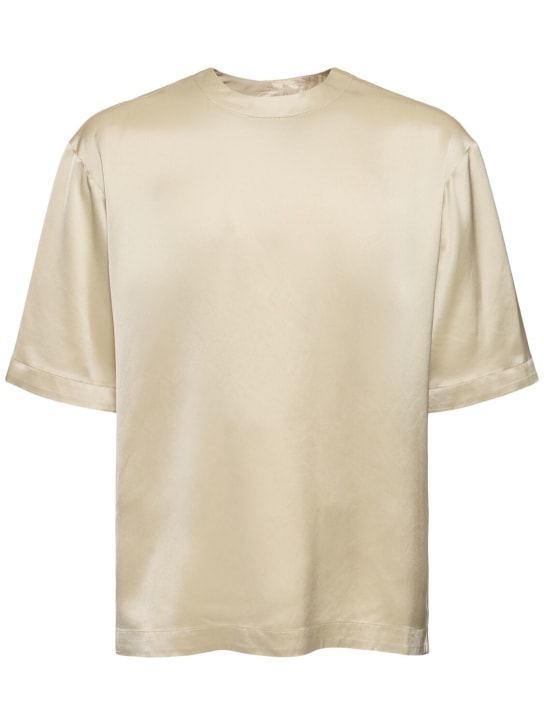LuisaViaRoma NanushkaT-shirt boxy fit in techno raso