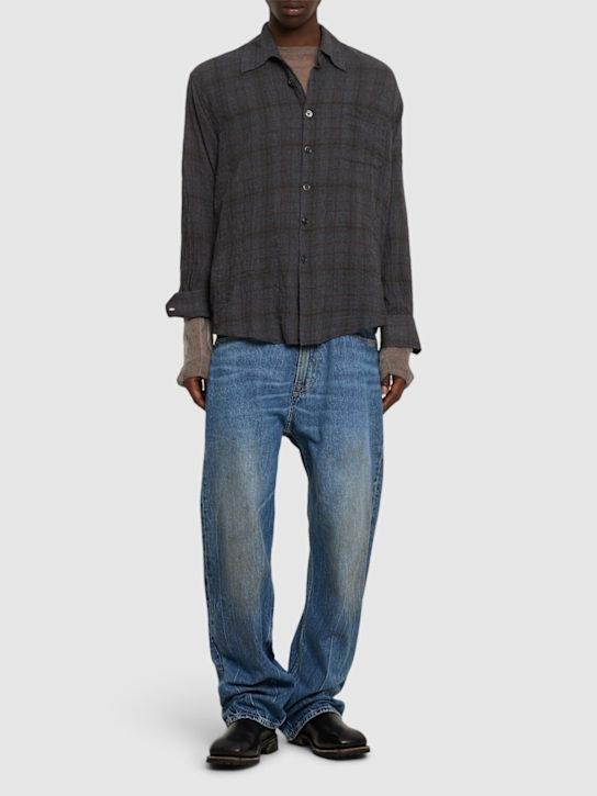 LuisaViaRoma Our LegacyCamicia Above In Misto Cotone A Quadri