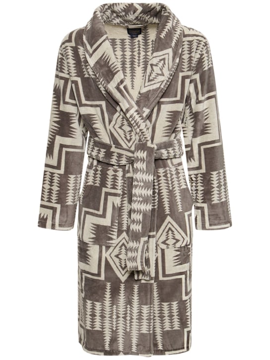 LuisaViaRoma Pendleton Woolen MillsAccappatoio Harding Grey