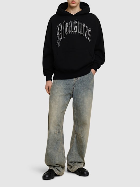 LuisaViaRoma PleasuresFelpa Twitched Con Cappuccio E Borchie