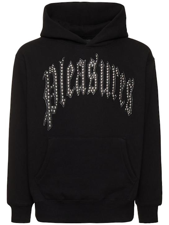 LuisaViaRoma PleasuresFelpa Twitched con cappuccio e borchie