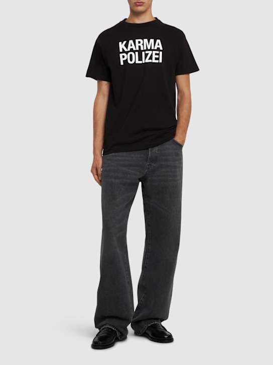 LuisaViaRoma PleasuresT-shirt Karma Polizei In Cotone Stampato