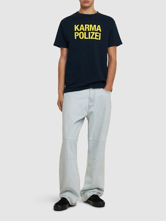 LuisaViaRoma PleasuresT-shirt Karma Polizei In Cotone Stampato
