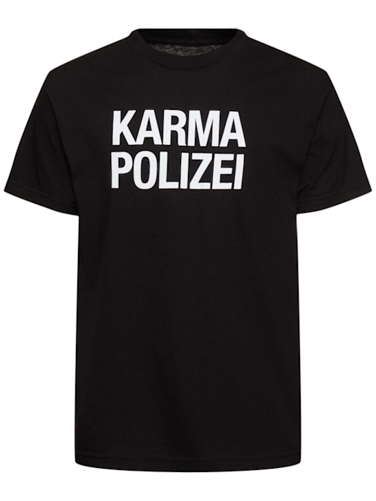 LuisaViaRoma PleasuresT-shirt Karma Polizei in cotone stampato