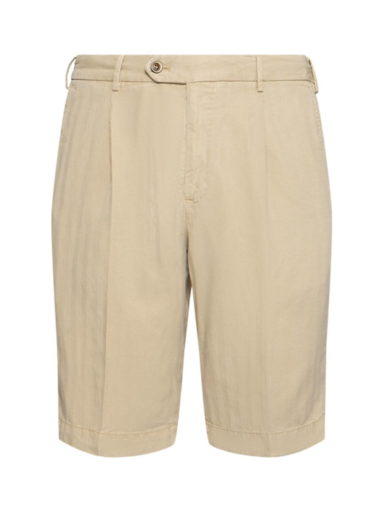 LuisaViaRoma PT TorinoShorts in misto lyocell spigato