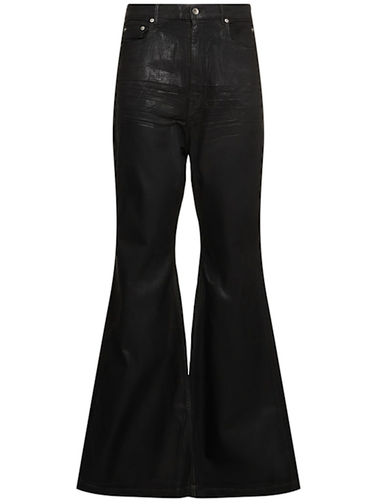 LuisaViaRoma Rick Owens DRKSHDWJeans Bolan Bootcut in denim spalmato